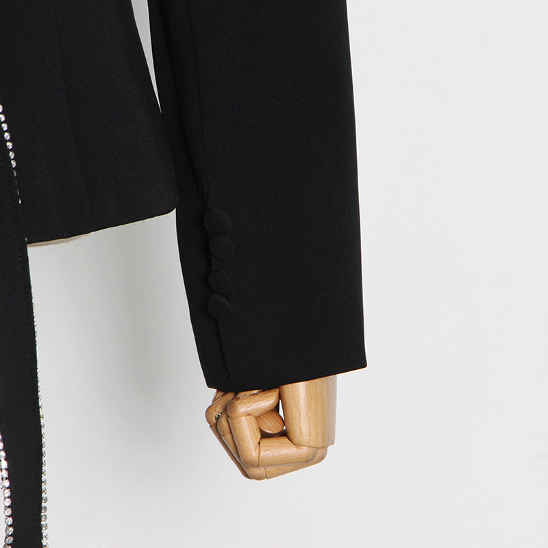 Massjifashion OEM Lapel Neck Button Front Blazer