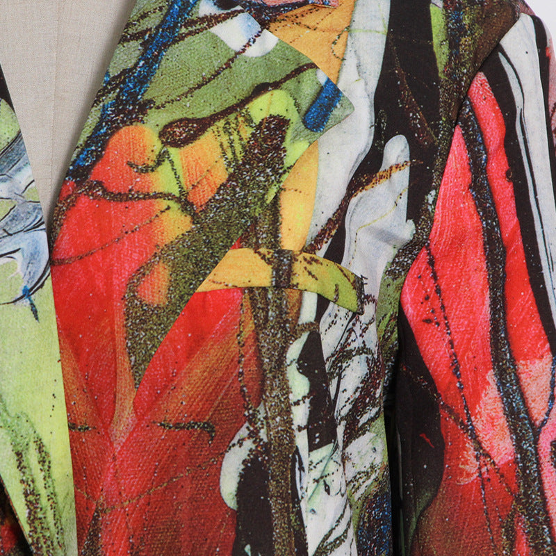 Massjifashion OEM 2023 Printed women's suit