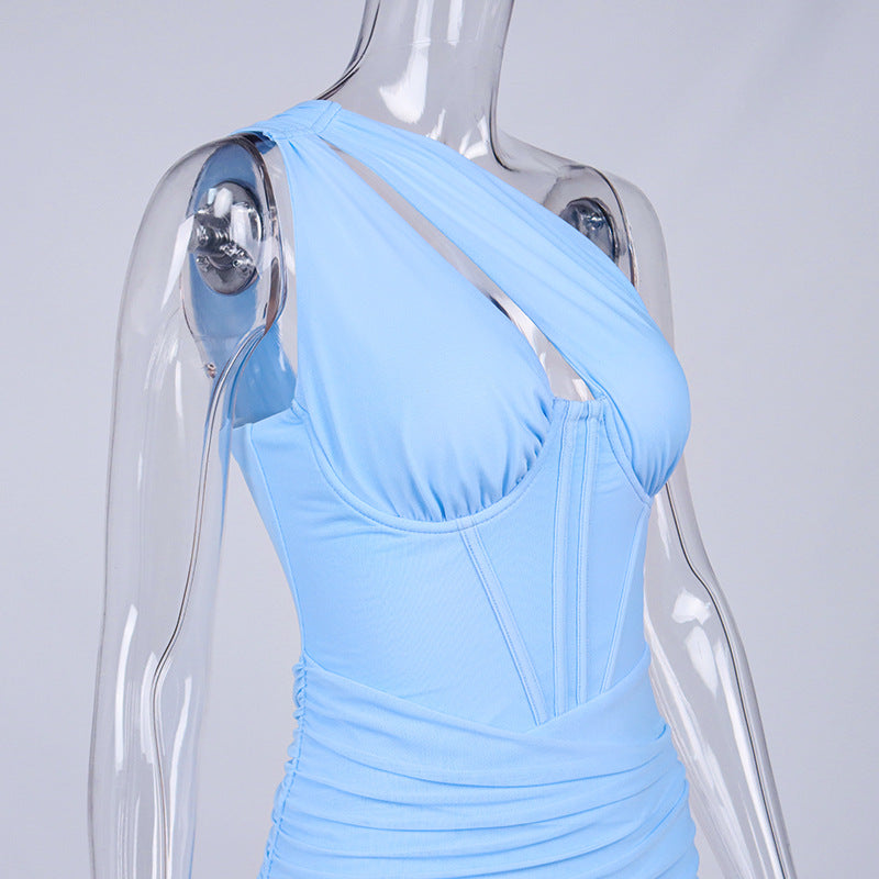 Massjifashion OEM Women Sleeveless fitted midi dress