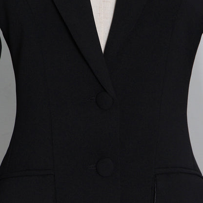 Massjifashion  OEM Lapel Neck Button Front Blazer